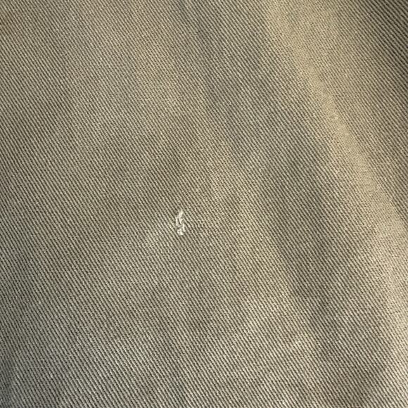 80s/90s Abercrombie & Fitch High Rise Olive Green Chino Pants 36x32 (35x31.5) - Picture 11 of 15